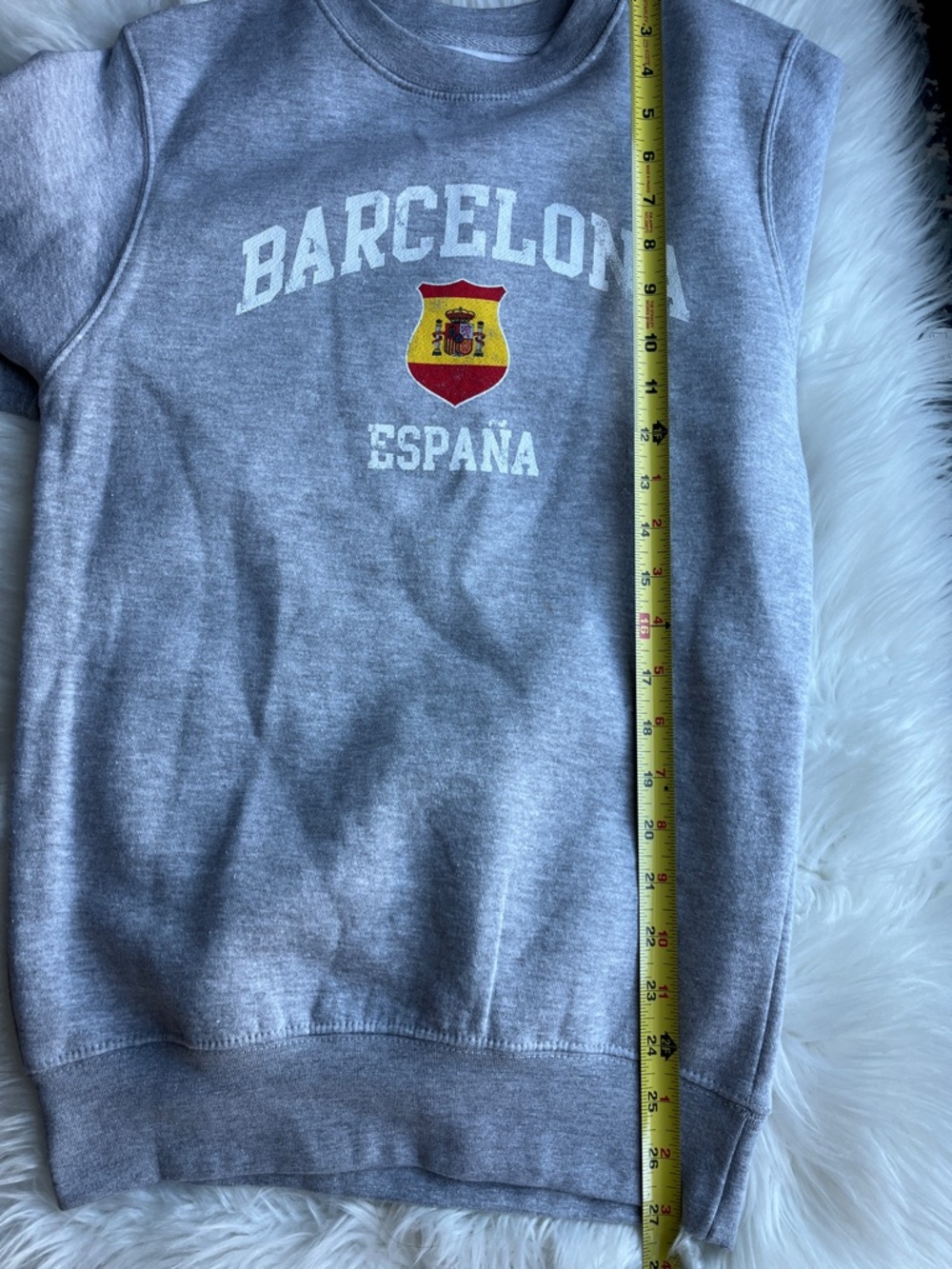 🆕 Barcelona Graphic Sweatshirt Size XS - Picture 6 of 7